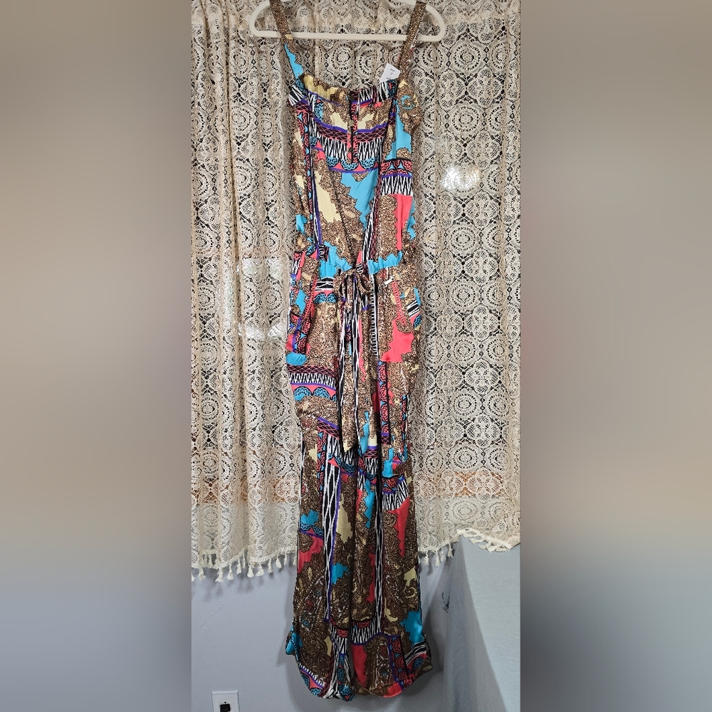 Cache Colorful Patterned Jumpsuit